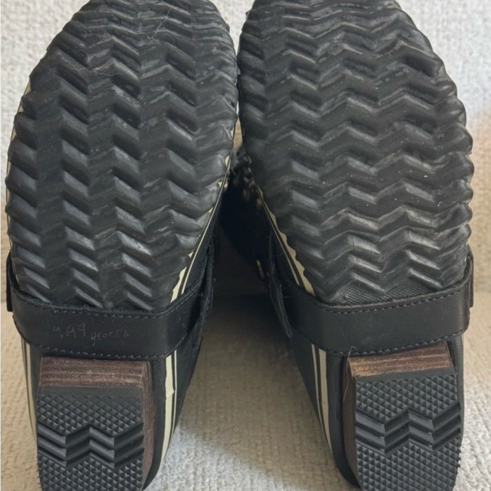 Sorel Conquest Carly Black Women's Winter Lace-Up Boots 8 - Picture 8 of 11